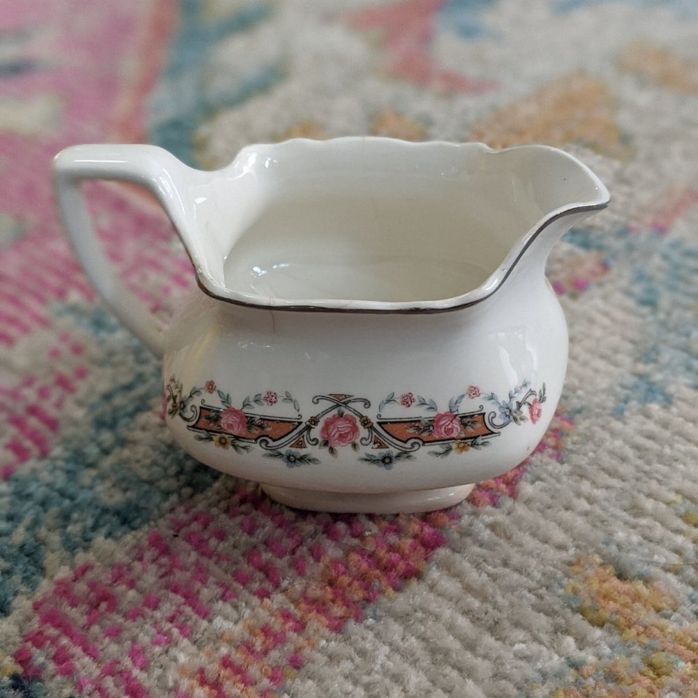 Antique Porcelain Cream Serving Dish - Picture 3 of 3